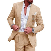 Benj β High Quality Linen Menβs 2 Piece Suit